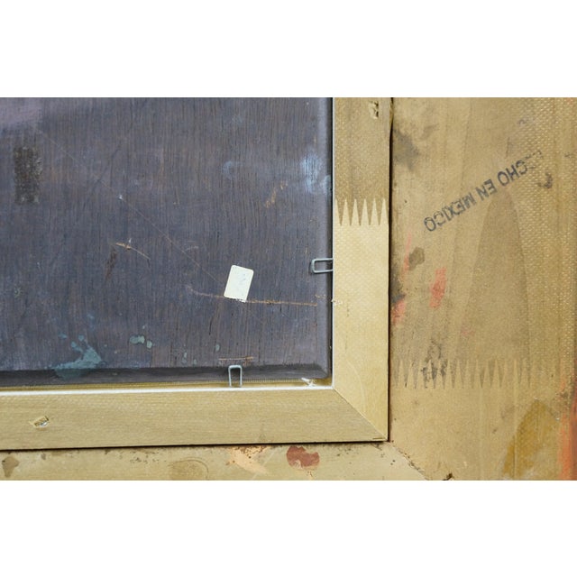 Vintage A. Hale Hunting Dogs Landscape Painting Oil on Canvas Framed Realism 18" For Sale - Image 9 of 10