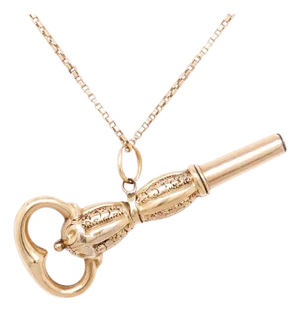 Antique 14k Gold Victorian Watch Key for a Pocket Watch