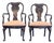 Pair of 1920s Chinoiserie Armchairs With Painted Decoration For Sale
