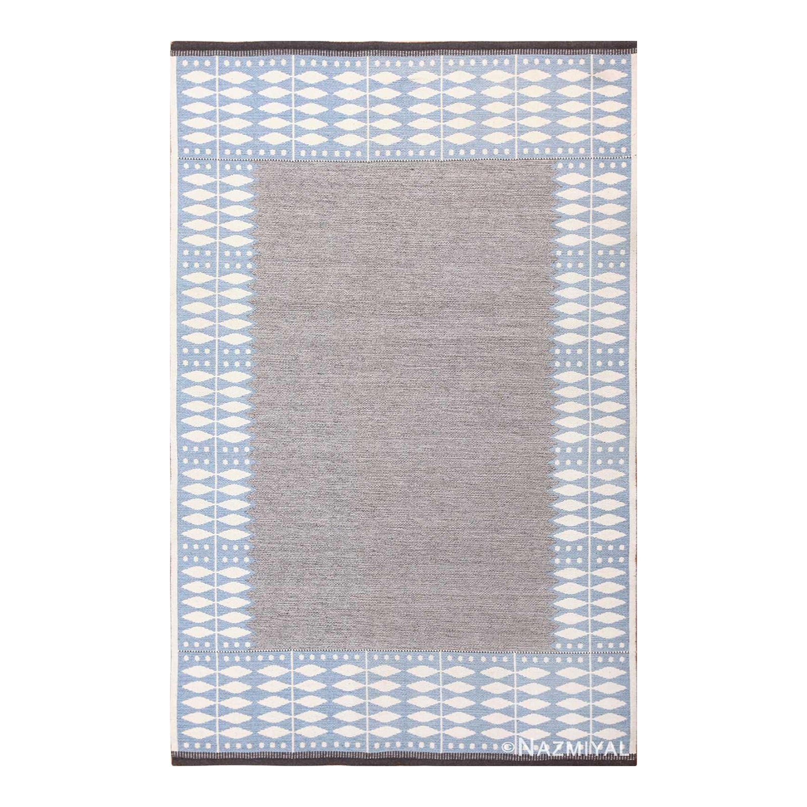 Double Sided Vintage Scandinavian Kilim Reversable Rug | Chairish
