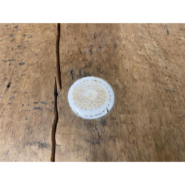 Antique Teak Wood Colonial Side Table For Sale - Image 9 of 18