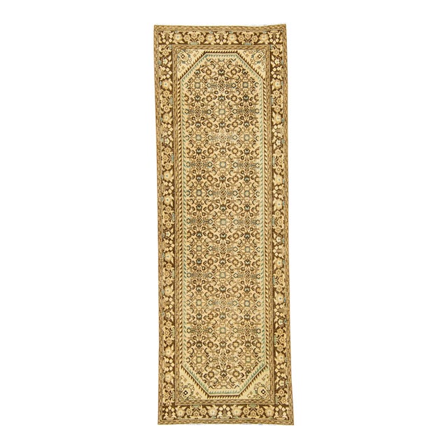 Turkish Vintage Rug 3'4" x 10'2" For Sale