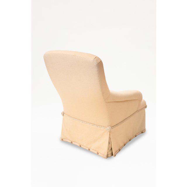 English A Pair of Custom-Made Upholstered Armchairs For Sale - Image 3 of 5