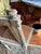 Wood French Neoclassical Distressed Painted and Cane Chairs - a Pair For Sale - Image 7 of 11