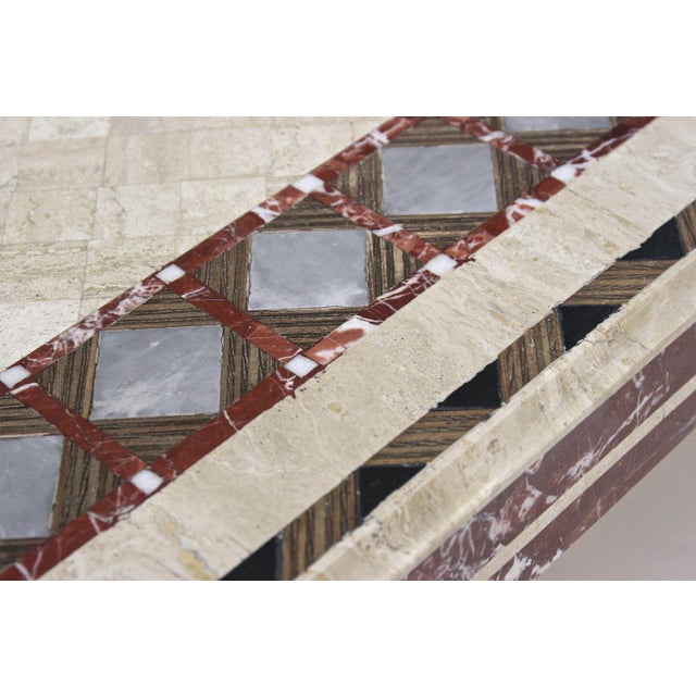 Stone Italian Travertine Stone Coffee Table, 1980s For Sale - Image 7 of 18