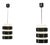 Mid-Century Modern Pendant Lights from Drupol, Czechoslovakia, 1960s, Set of 2 For Sale