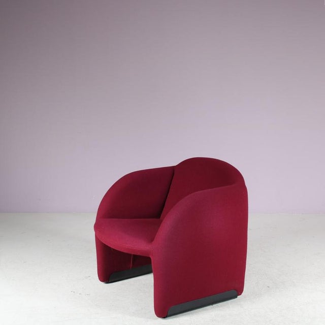 Red Ben Chair by Pierre Paulin for Artifort, Netherlands, 1980s For Sale - Image 8 of 14