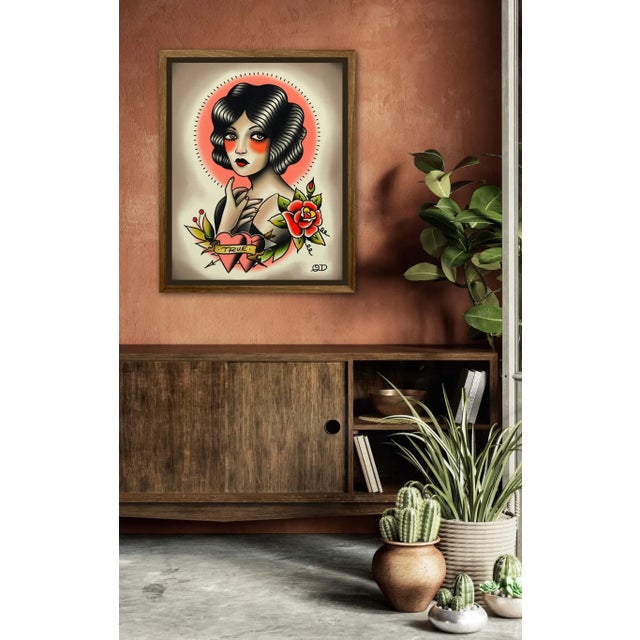 Original Art by Quyen Dinh Giclee on canvas print framed Add a moment of inspiration to your home or office space with...