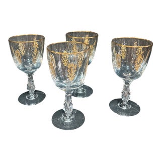 1990s Renaissance Tiffin Versailles Goblets - Set of 4 For Sale
