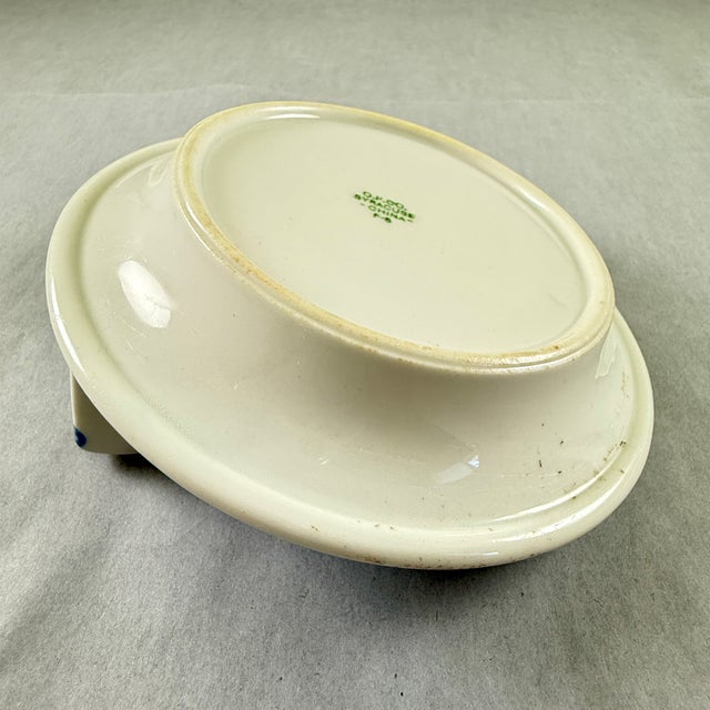 1920s Syracuse China Adam Pattern Match Holder Ash Tray For Sale - Image 10 of 11