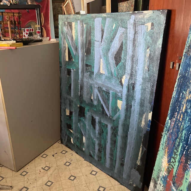 John Frates After Rothko 2, Hang Multi-Directional, Frame Choice or Painting Sold Separately, Florida Artist, Mid Century Modern, Abstract For Sale - Image 11 of 12