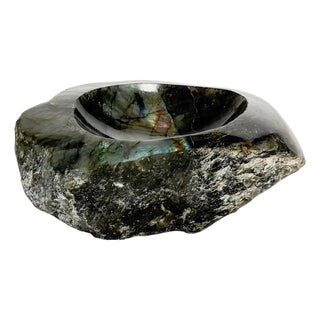 Polished Stone with Green Highlights, France, 1950 For Sale