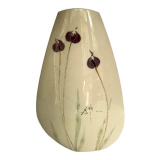 Barbara Baatz Ceramic Vase, Signed For Sale