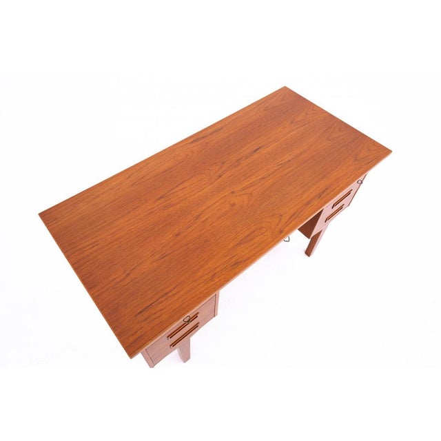 Wood Vintage Danish Teak Desk, 1960s For Sale - Image 7 of 13
