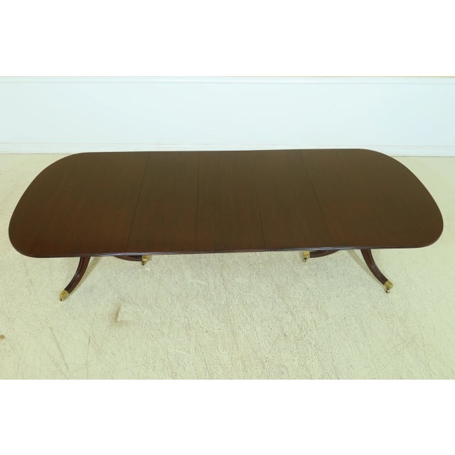 Statton Old Towne Cherry Duncan Phyfe Dining Room Table For Sale - Image 10 of 13