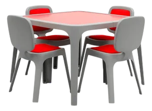 Coast Dining Table and Chairs by Marc Newson for Magis, 2000s, Set of 5