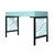 Swirl Writing Desk - Turquoise For Sale In West Palm - Image 6 of 9