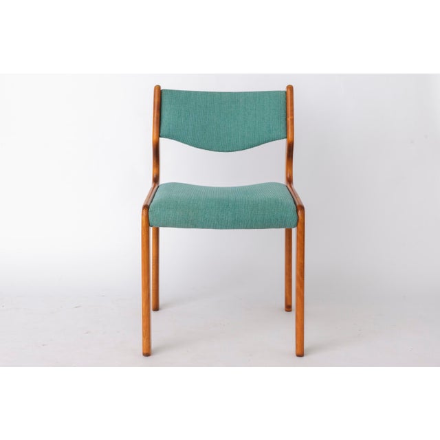 Vintage German Beech Dining Chairs, 1970s, Set of 6 For Sale - Image 3 of 10