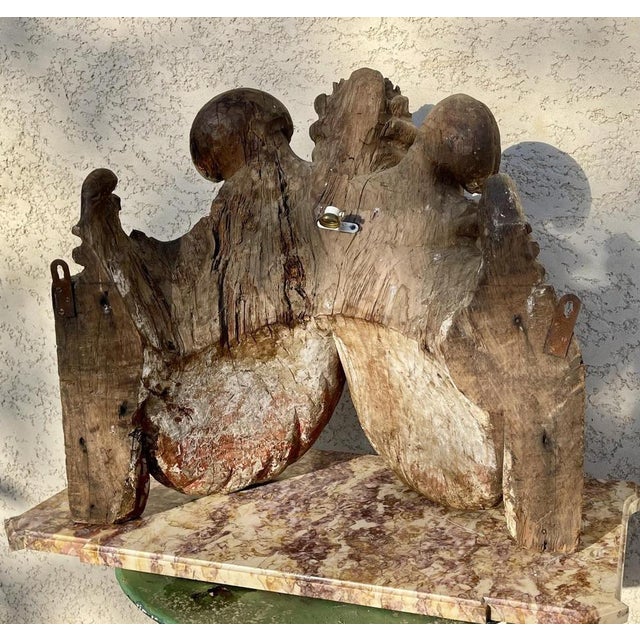 17th Century Carved Wooden Throne Canopy For Sale - Image 11 of 13