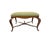 Antique French Louis XV Style Walnut Bench Stool, 1800s For Sale