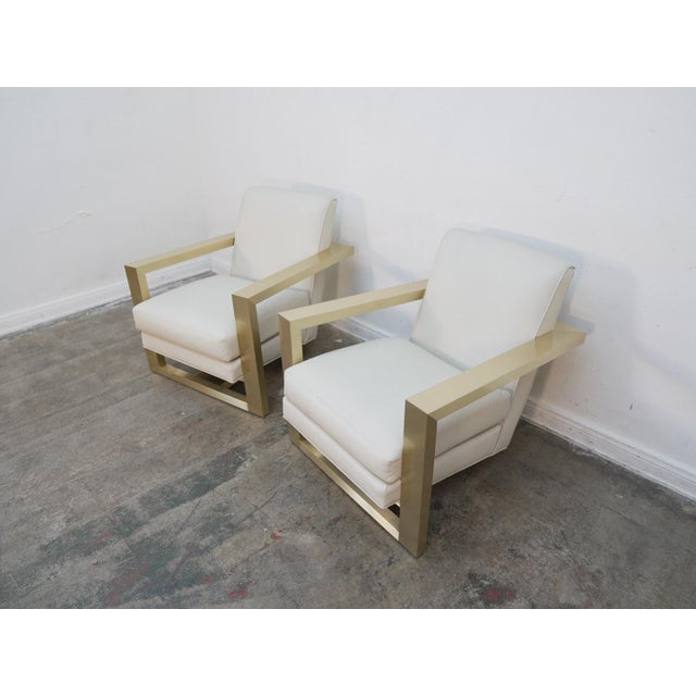 2000 - 2009 Thayer Coggin X Milo Baughman Roger Lounge Chair For Sale - Image 5 of 18