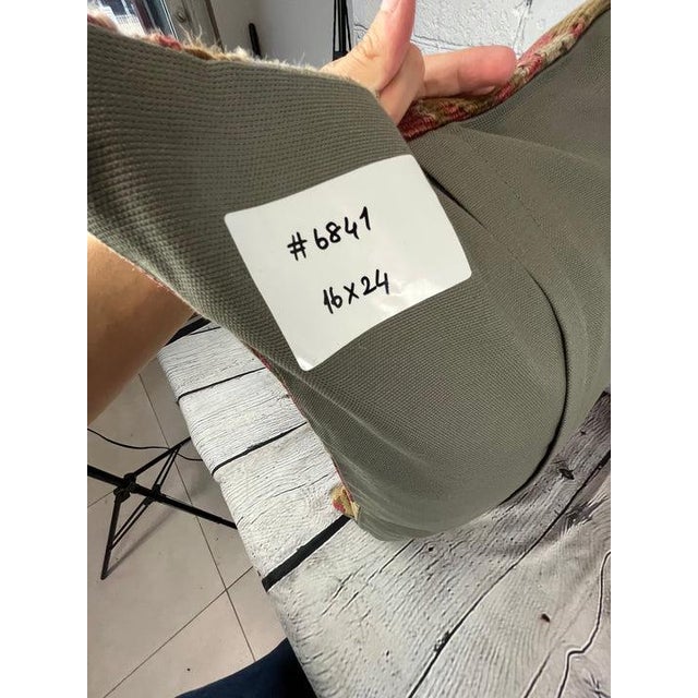 1960s 16 x 24 Kilim Pillow Turkish Cushion Byzantine Beauty Pillow Cushion Cover For Sale - Image 5 of 5