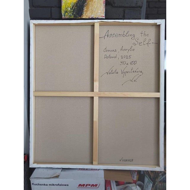 Natalia Vypritskaia, Assembling the Self, Acrylic and Pastel For Sale - Image 12 of 13