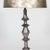 Metal Mid-Century Modern Geometric Shaped Silver Lamps and Shades - A Pair For Sale - Image 7 of 9