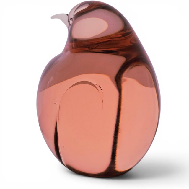 Seguso Vetri d'Arte Signed Seguso Vetri d'Arte Murano Art Glass Penguin Sculpture 5" For Sale - Image 4 of 11