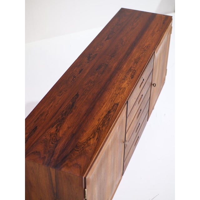 Wood Vintage Danish Sideboard with Drawers by Kai Winding, 1960s For Sale - Image 7 of 16