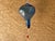 Mid-Century Modern 1970s Blenko Blue Crackle Glass Hummingbird Feeder - Rare For Sale - Image 3 of 9
