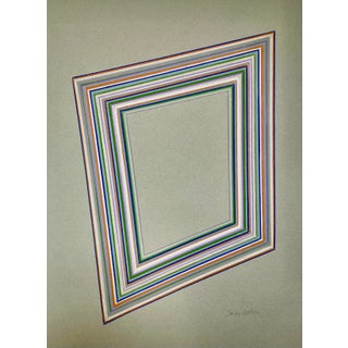 Original Contemporary Abstract Geometric Drawing 1 by Sarah Vaaler For Sale