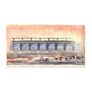 Donald Farnsworth Counterpoint - Doric Colonnade, 1991 Lithograph For Sale