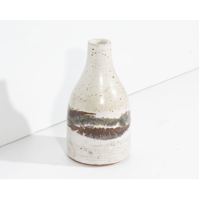 Richard Peeler Signed Studio Pottery Vase For Sale - Image 4 of 7