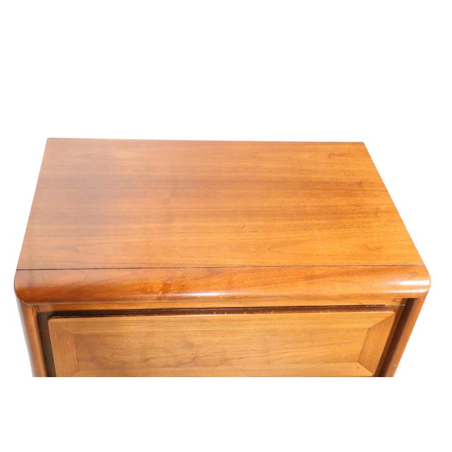 Mid Century Two Drawer Night Stand by American of Martinsville C. 1950/60's For Sale - Image 9 of 11
