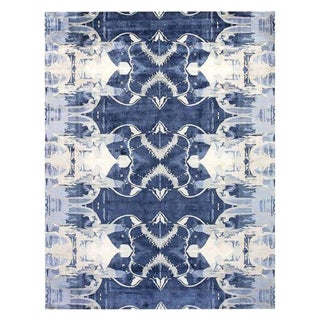 Contemporary Blucie Design Handmade Silk Rug by Doris Leslie Blau For Sale