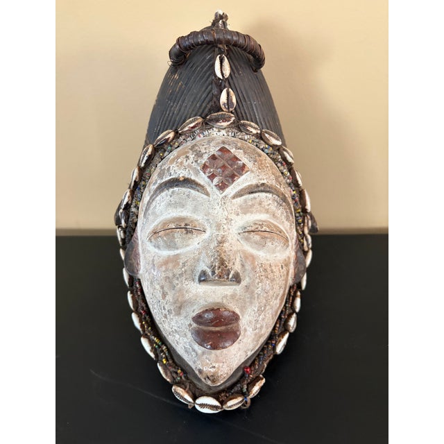 Wood Punu Mask 20th Century For Sale - Image 7 of 7