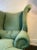 Animal Skin 1990s Advant Garde Wing Chairs in the Manner of Salvador Dali - A Pair For Sale - Image 7 of 10