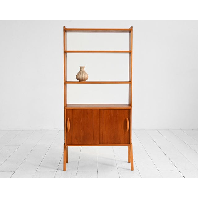 Scandinavian Teak Bookcase, 1960s For Sale - Image 12 of 12