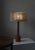 Large Pinewood Table Lamp, Handmade Shade Marianne Von Münchow, Sweden, 1960s For Sale - Image 6 of 12