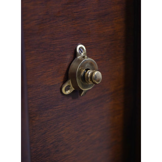 Wood Henkel Harris Mahogany Tilt Top Piecrust Table For Sale - Image 7 of 16