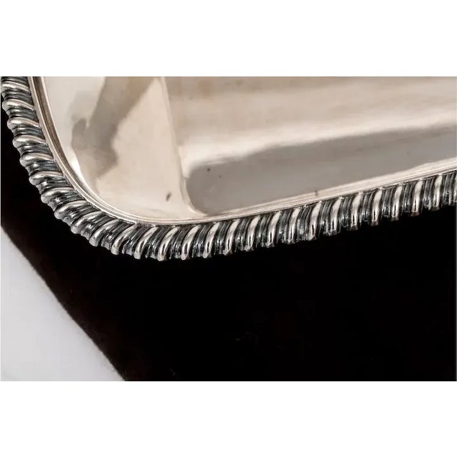 19th Century Antique 19th Century English Regency Old Sheffield Silver Knife Serving Bowl For Sale - Image 5 of 9