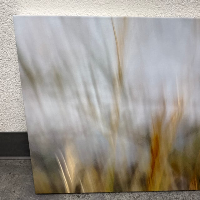 2020s Contemporary Abstract Blurred Meadow Canvas Print For Sale - Image 5 of 12