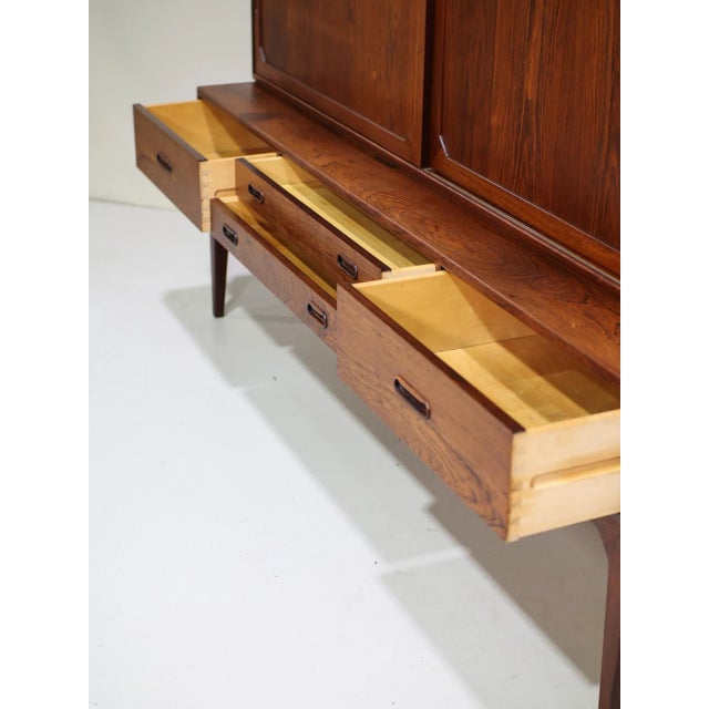 Model 54 Highboard in Kingwood by Kai Kristiansen for Schou Andersen, 1960s For Sale - Image 18 of 18