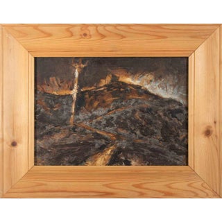 Paolo La Motta, Landscape, Oil Painting, 2000s, Framed For Sale