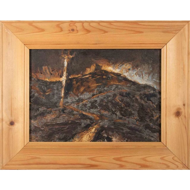 Paolo La Motta, Landscape, Oil Painting, 2000s, Framed For Sale