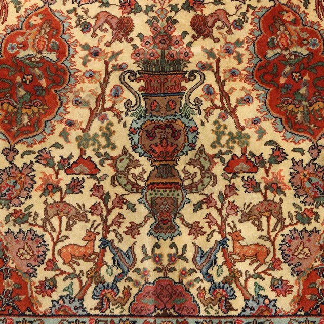 Vintage Indian Jaipur Rug For Sale - Image 5 of 10