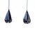 Droplet Pendant Lights in Copper by Werner Schou for Coronell Electrical, Denmark, 1960s, Set of 2 For Sale - Image 3 of 6