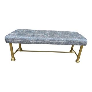 Mid 20th Century Upholstered Bench For Sale