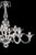 2020s Elegant Transparent Venetian Murano Glass Chandelier For Sale - Image 5 of 6